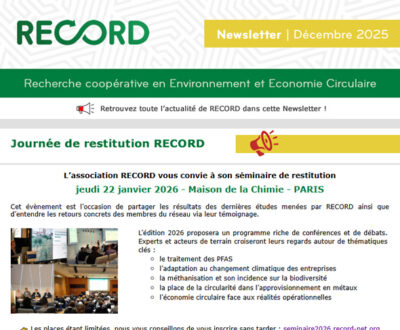 Journée de restitution, nouveau projet, dernière étude réalisée, agenda
